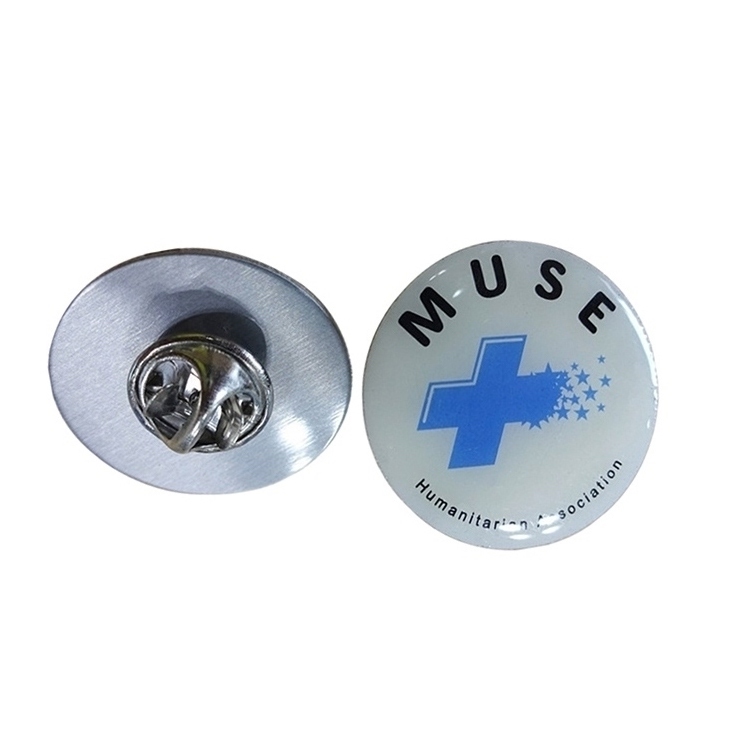 Print badge pin