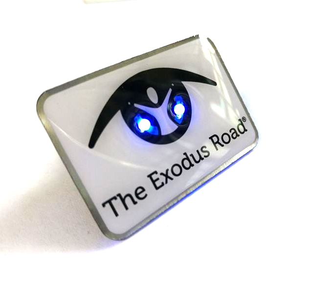 Epoxy badge pin